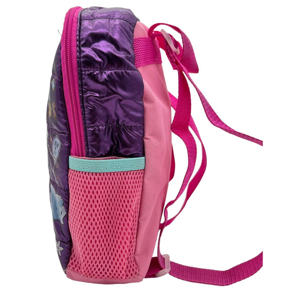 Bio World Disney Princesses Mini Backpack Quilted Squares Purple Pink RARE - Picture 3 of 10